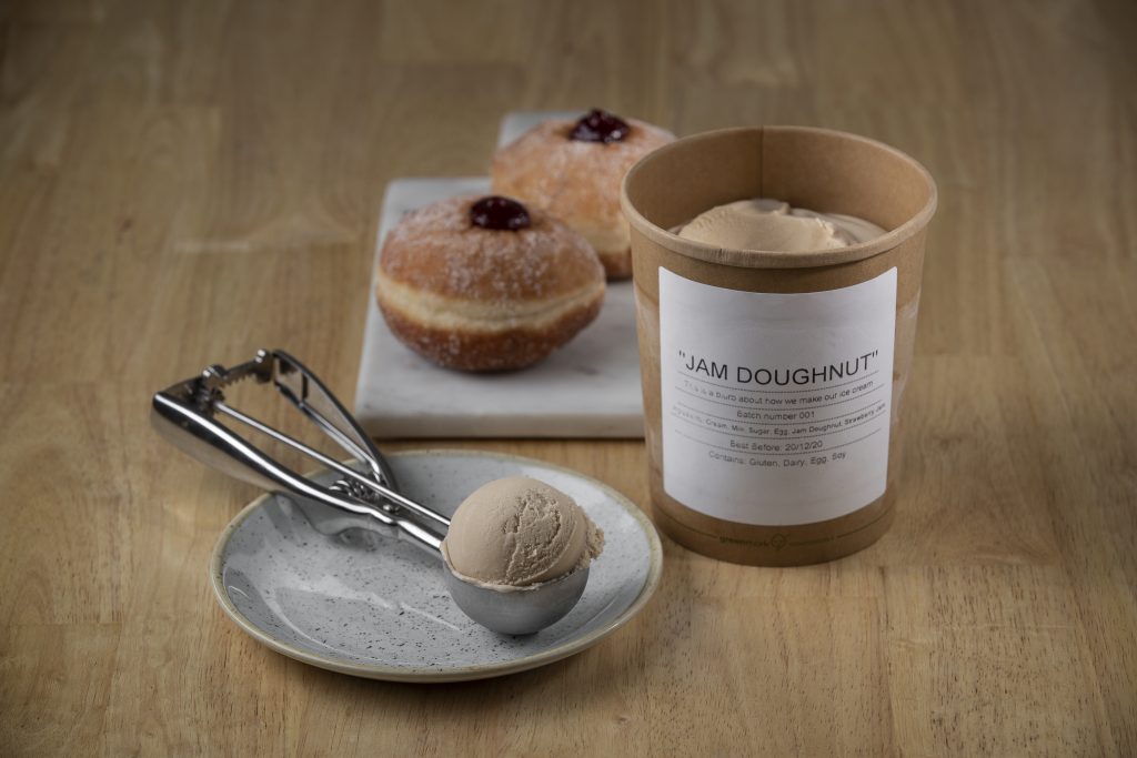 Jam Doughnut Ice Cream