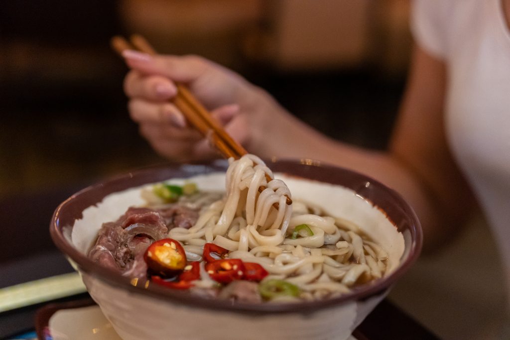 Pho soup noodle