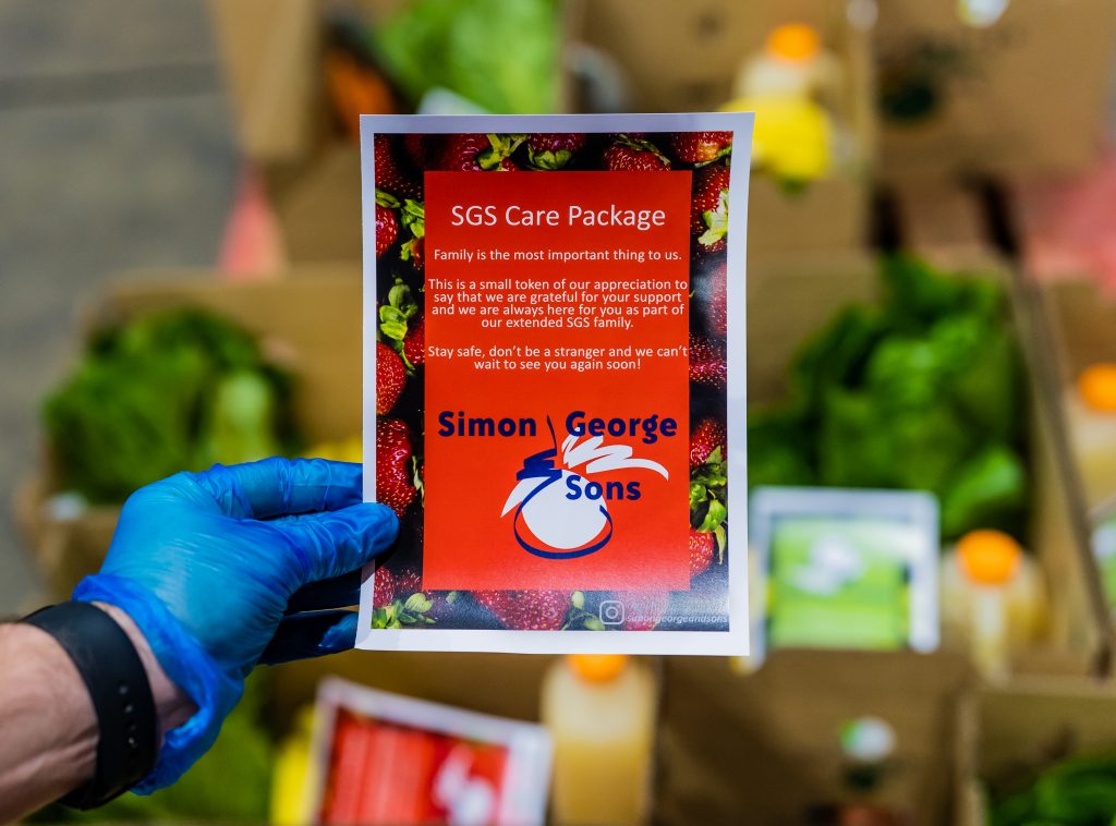 Pamphlet about care packages