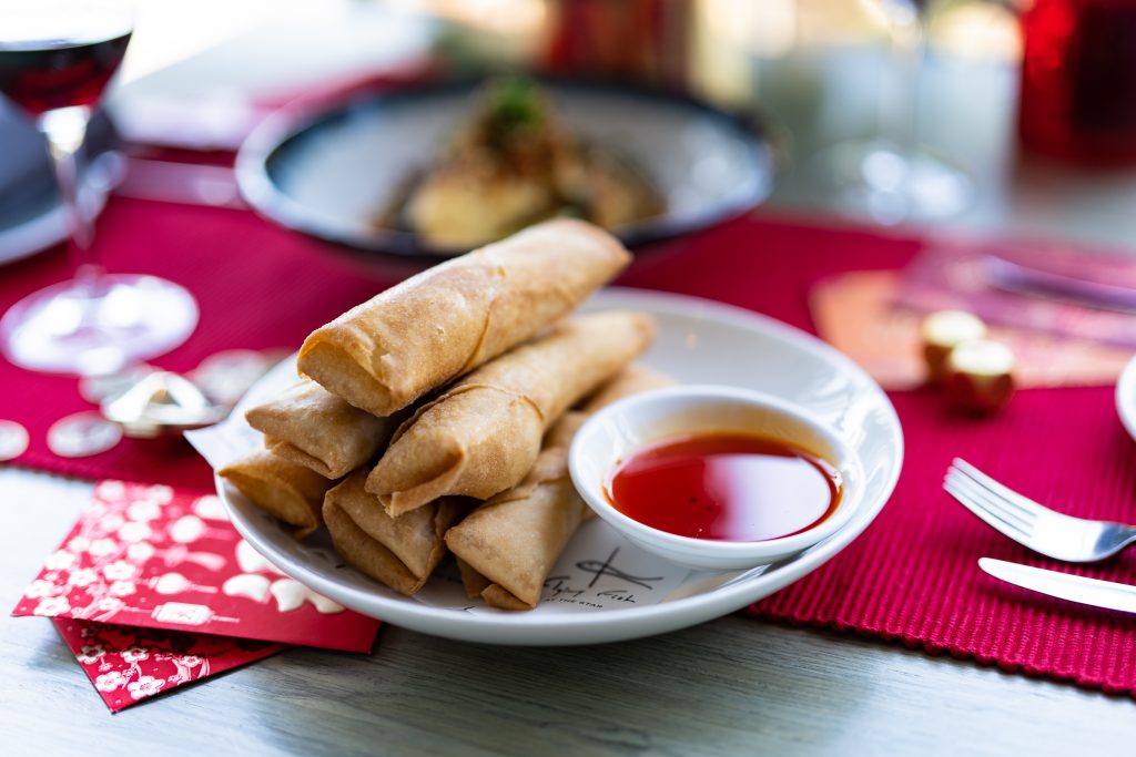 Spring Rolls from Flying Fish