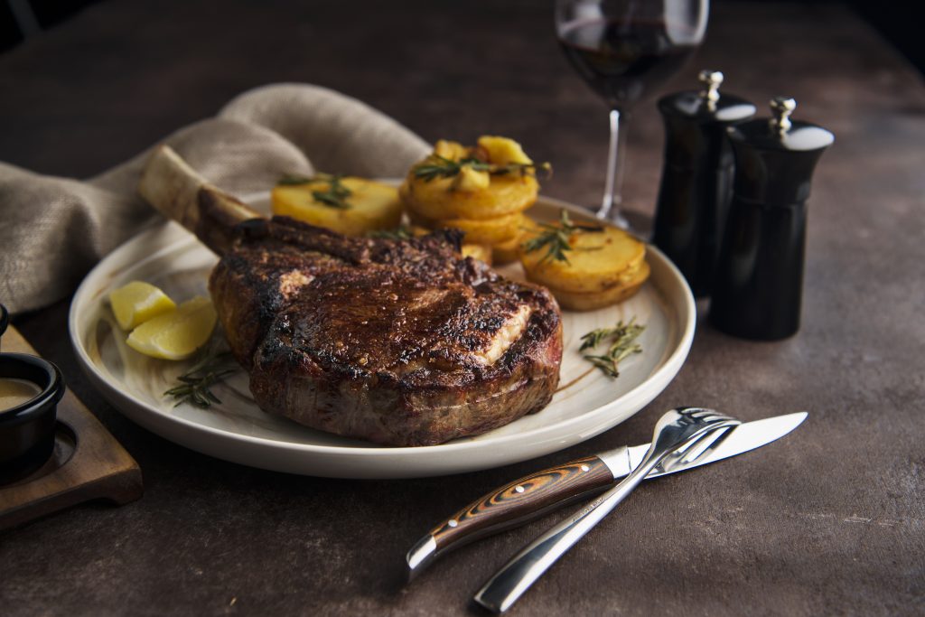 Steak at Black Hide by Gambaro