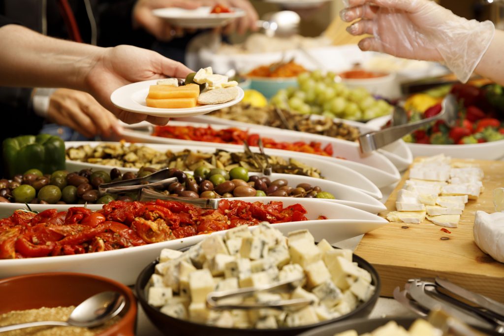 Cheese and Antipasti spread