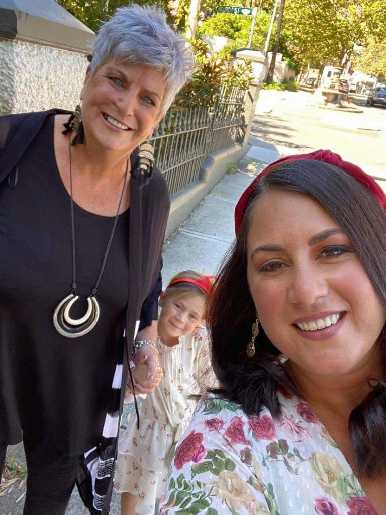 Jane Kaufmann with her daughter Tess Reid and grand-daughter Evie. (PHOTO: Jane Kaufmann)