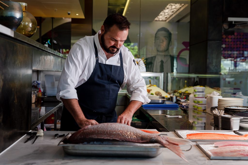 Executive Chef Peter Robertson at Flying Fish